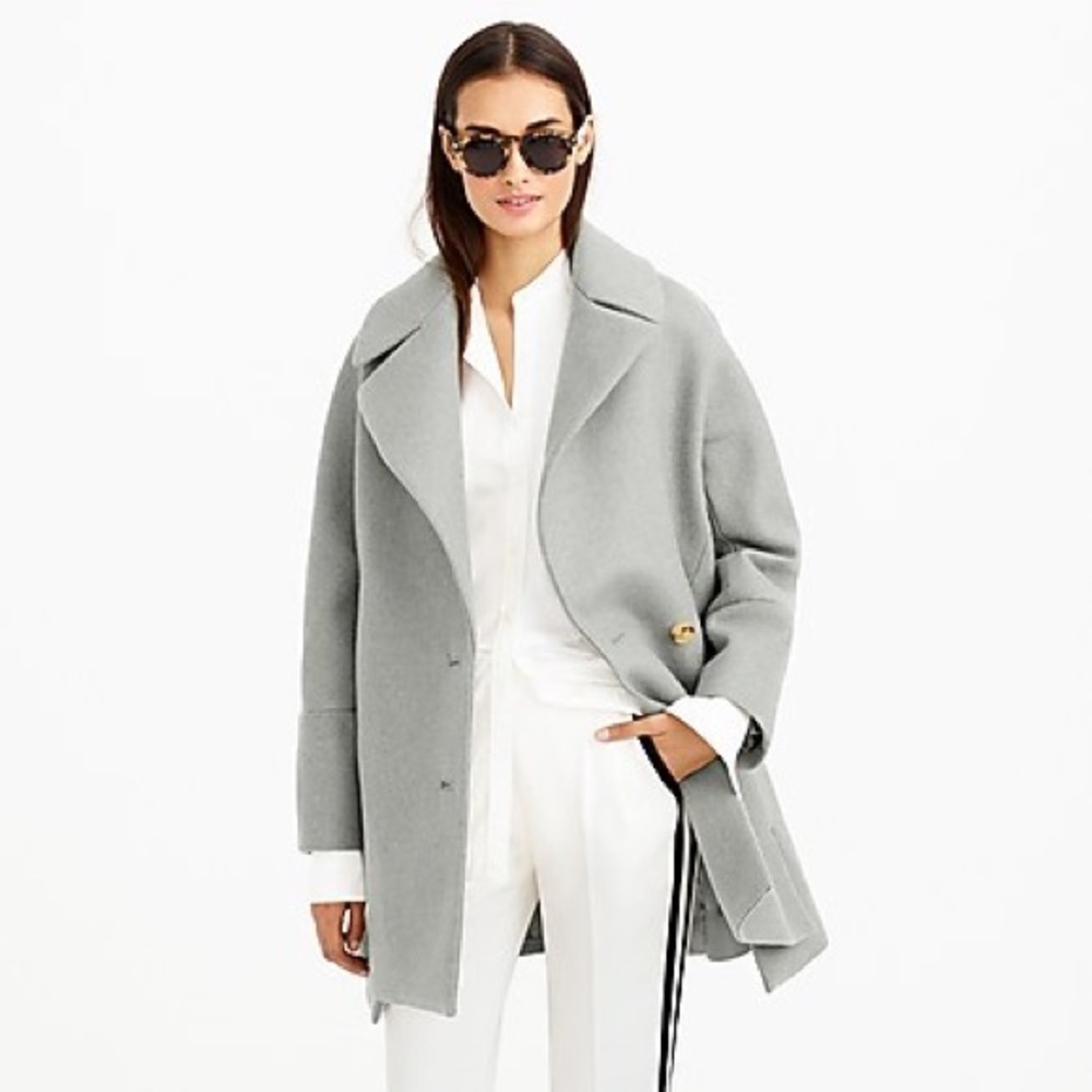 J. Crew Melton Swing Coat Size Four